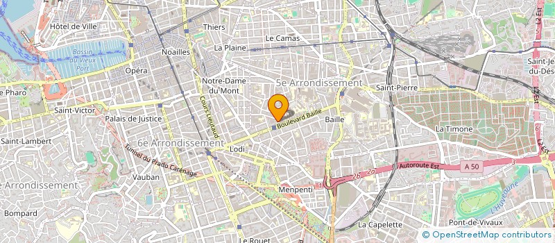 localisation de l'entreprise MONSIEUR JULIEN MAUVIEL  MARSEILLE