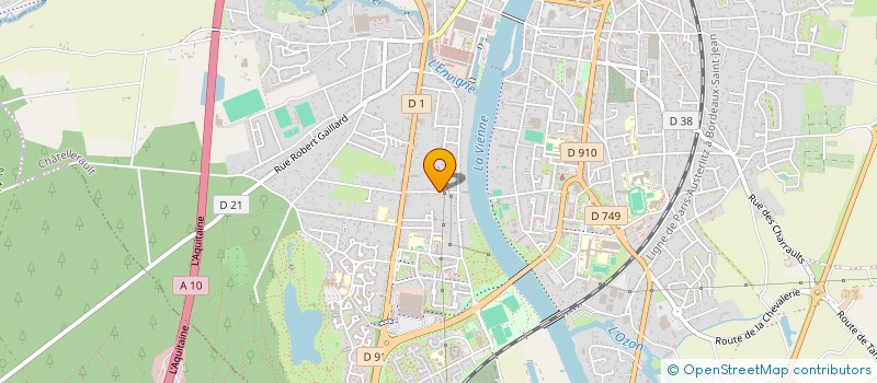 localisation de l'entreprise MONSIEUR JULIEN MAXIMINO  CHATELLERAULT