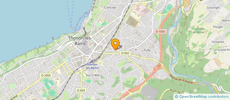 localisation de l'entreprise MONSIEUR JULIEN MAYER à THONON-LES-BAINS