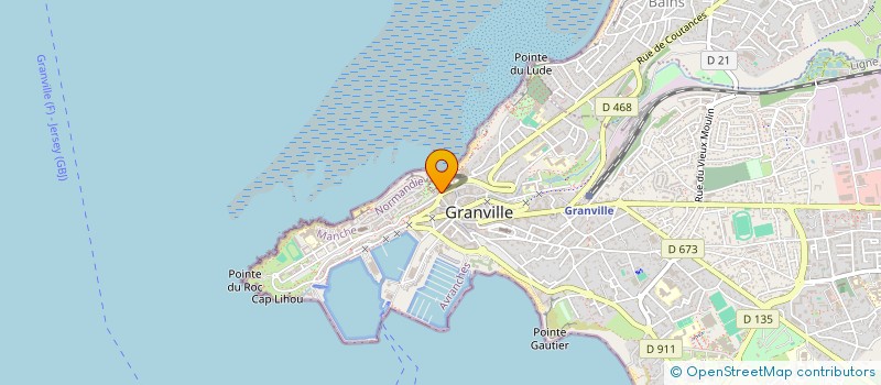 localisation de l'entreprise MONSIEUR JULIEN MAYEUX  GRANVILLE