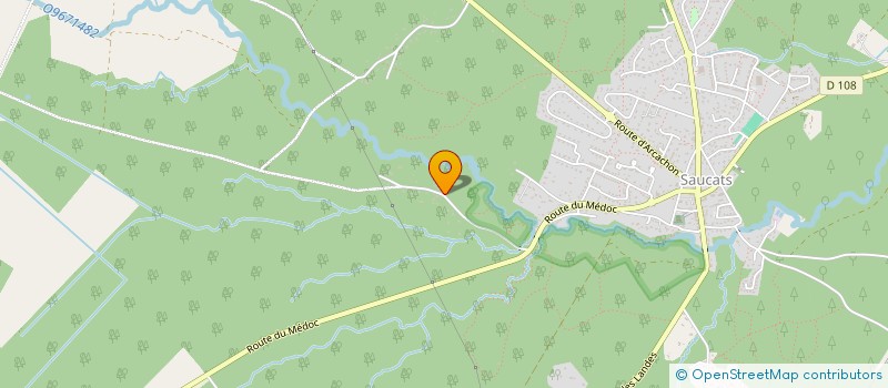 localisation de l'entreprise MONSIEUR JULIEN MAYEUX  SAUCATS