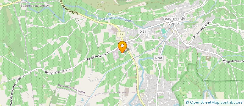 localisation de l'entreprise MONSIEUR JULIEN MAZALOUBAUD  GIGONDAS