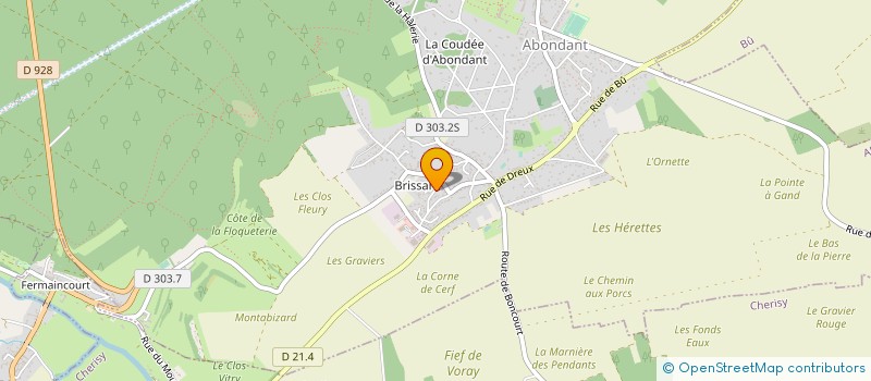 localisation de l'entreprise MONSIEUR JULIEN MAZENAUD à ABONDANT