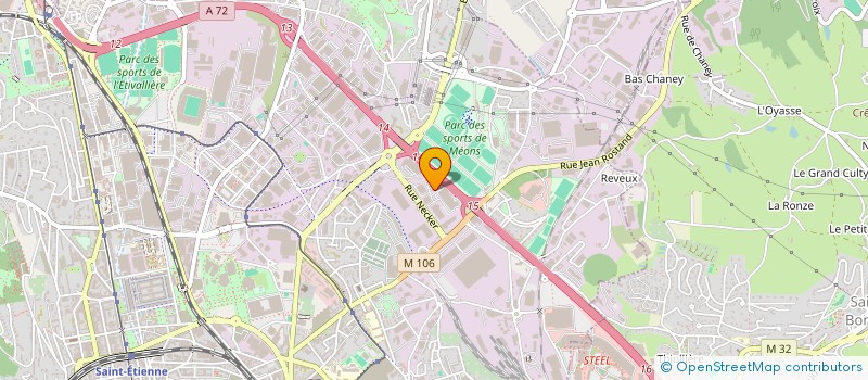 localisation de l'entreprise MONSIEUR JULIEN MAZOYER  SAINT-ETIENNE