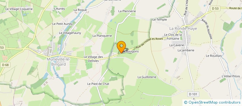 localisation de l'entreprise MONSIEUR JULIEN MAZZOLA  MUNEVILLE-LE-BINGARD