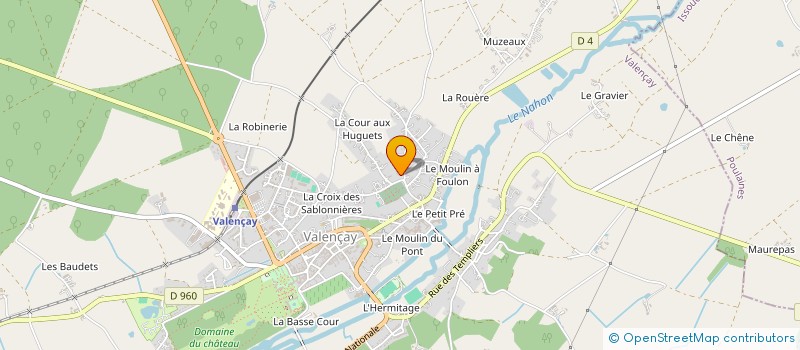 localisation de l'entreprise MONSIEUR JULIEN MAZZONE à VALENCAY