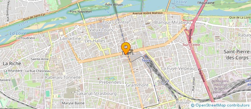 localisation de l'entreprise MONSIEUR JULIEN MELET  TOURS