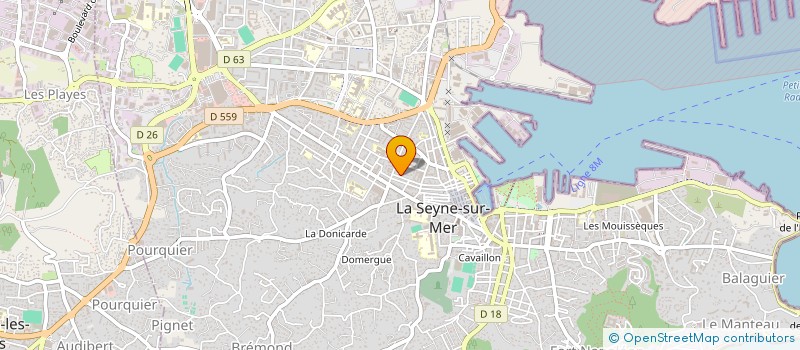 localisation de l'entreprise MONSIEUR JULIEN MELIN à LA SEYNE-SUR-MER