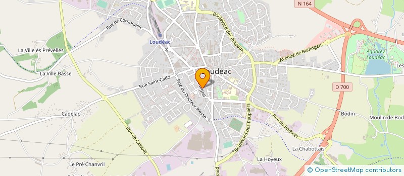 localisation de l'entreprise MONSIEUR JULIEN MENARD à LOUDEAC