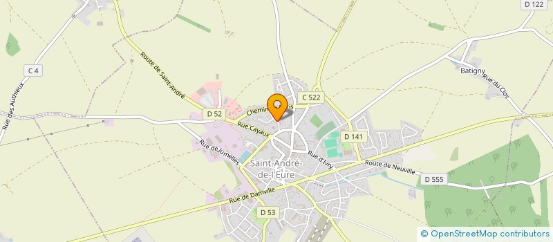 localisation de l'entreprise MONSIEUR JULIEN MENDY  SAINT-ANDRE-DE-L'EURE