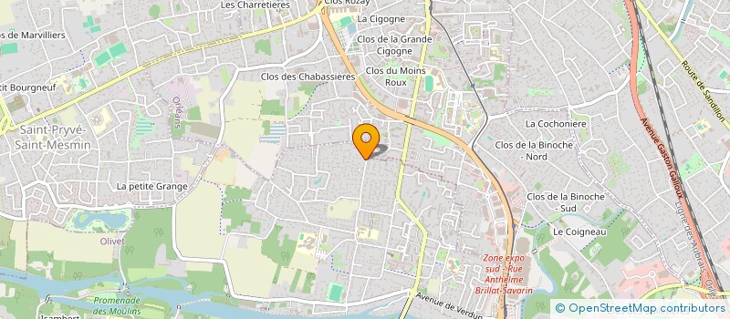 localisation de l'entreprise MONSIEUR JULIEN MENGELLE à OLIVET