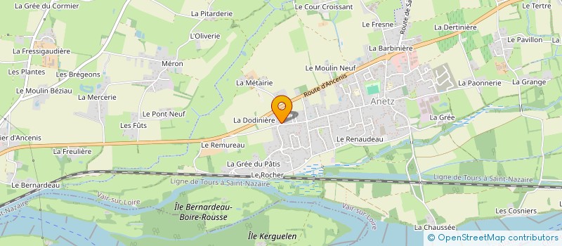 localisation de l'entreprise MONSIEUR JULIEN MENORET  VAIR-SUR-LOIRE