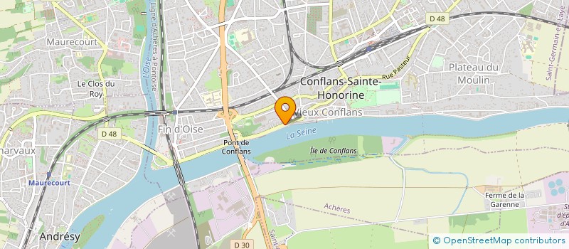 localisation de l'entreprise MONSIEUR JULIEN MENTFAKH  CONFLANS-SAINTE-HONORINE