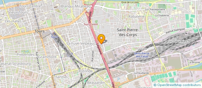 localisation de l'entreprise MONSIEUR JULIEN MERCIER  SAINT-PIERRE-DES-CORPS