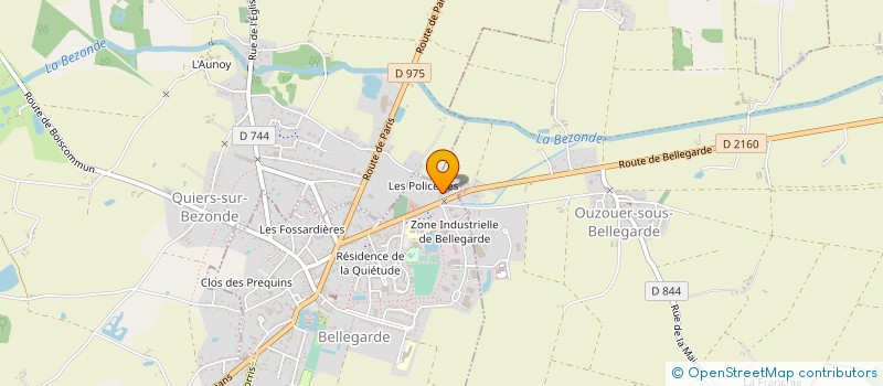 localisation de l'entreprise MONSIEUR JULIEN MERLIN à BELLEGARDE