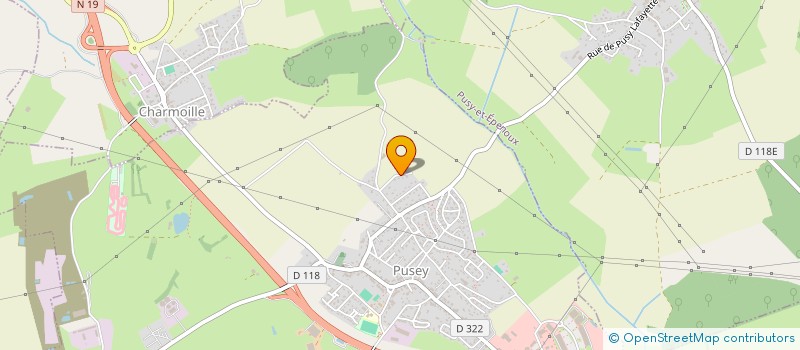 localisation de l'entreprise MONSIEUR JULIEN MERVEAUX  PUSEY