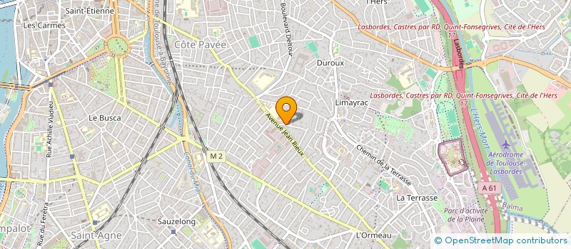 localisation de l'entreprise MONSIEUR JULIEN MERVEILLEUX DU VIGNAUX à TOULOUSE