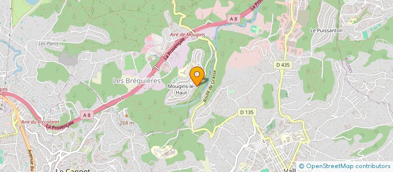 localisation de l'entreprise MONSIEUR JULIEN MERZ à MOUGINS