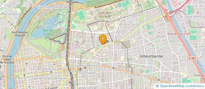 localisation de l'entreprise MONSIEUR JULIEN MESSMER  VILLEURBANNE