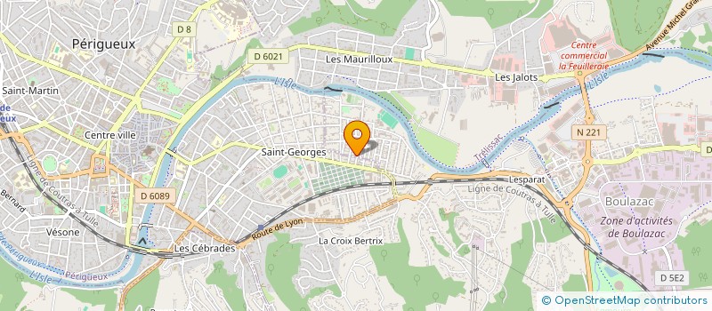 localisation de l'entreprise MONSIEUR JULIEN METHOUT  BOULAZAC ISLE MANOIRE