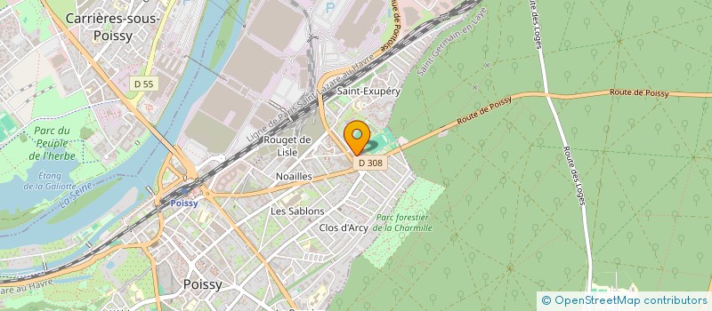 localisation de l'entreprise MONSIEUR JULIEN MEZIN  POISSY