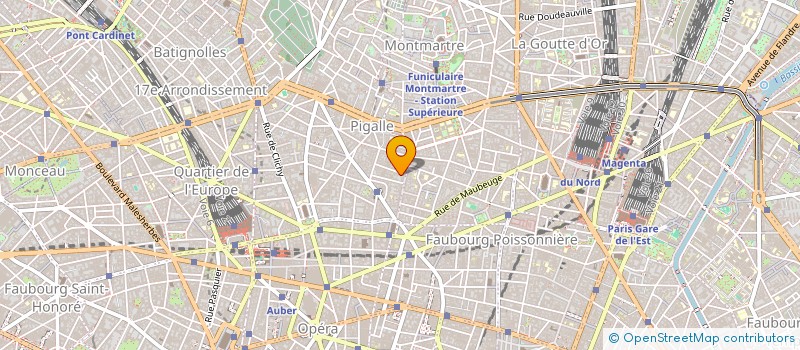 localisation de l'entreprise MONSIEUR JULIEN MICHAUD à PARIS