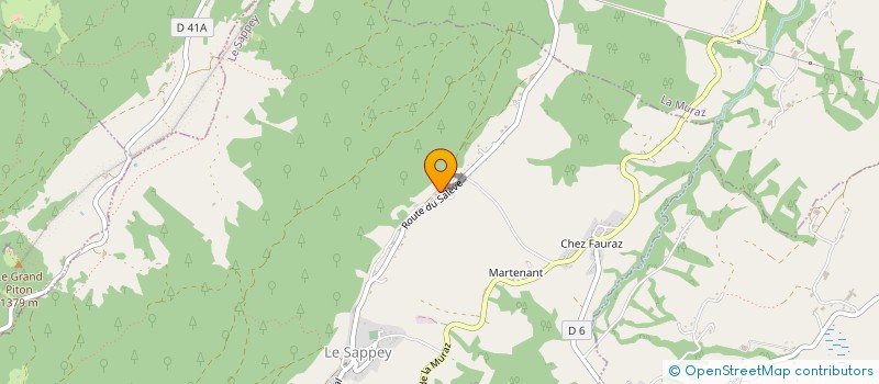 localisation de l'entreprise MONSIEUR JULIEN MICHEL  LE SAPPEY