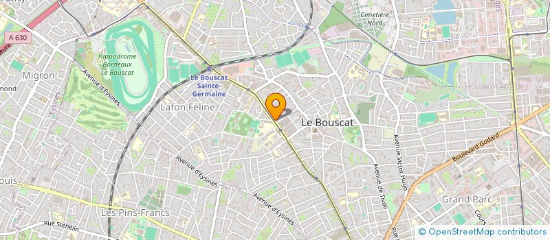 localisation de l'entreprise MONSIEUR JULIEN MICHELON  LE BOUSCAT