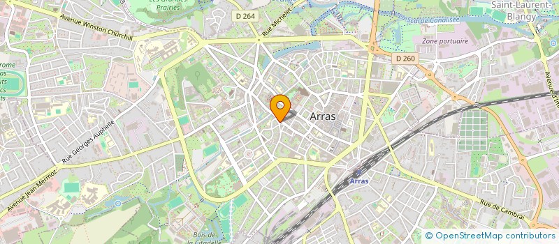 localisation de l'entreprise MONSIEUR JULIEN MIELOCH à ARRAS