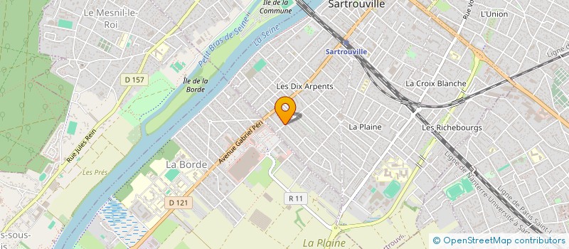 localisation de l'entreprise MONSIEUR JULIEN MIKA  SARTROUVILLE