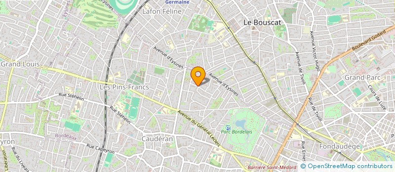 localisation de l'entreprise MONSIEUR JULIEN MILAN  BORDEAUX