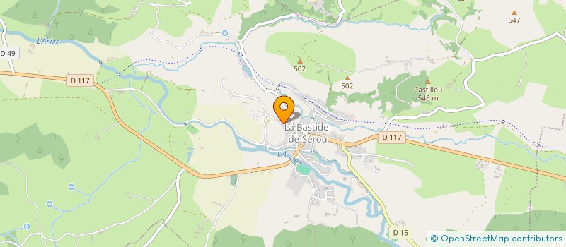 localisation de l'entreprise MONSIEUR JULIEN MILITON à LA BASTIDE-DE-SEROU