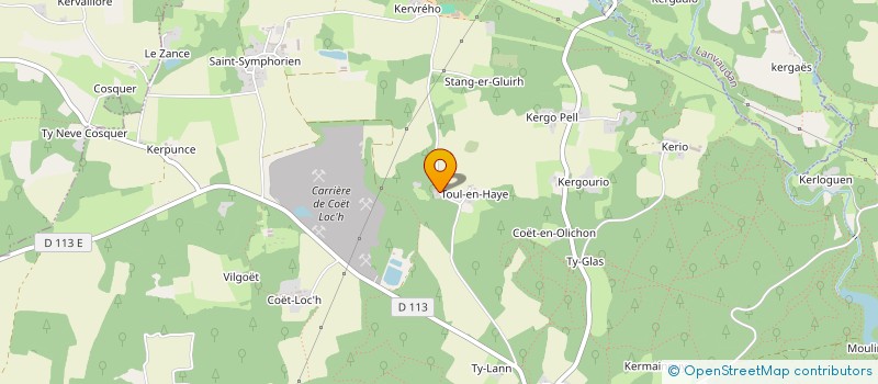 localisation de l'entreprise MONSIEUR JULIEN MILLE  INZINZAC-LOCHRIST