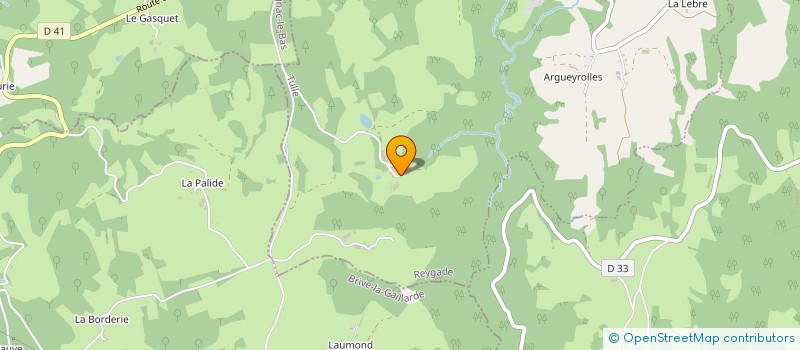 localisation de l'entreprise MONSIEUR JULIEN MILLERANT  REYGADES