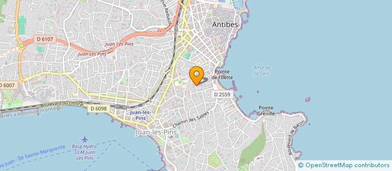 localisation de l'entreprise MONSIEUR JULIEN MILLET  ANTIBES