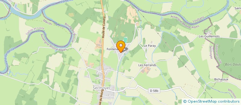 localisation de l'entreprise MONSIEUR JULIEN MILLEVILLE  SERMOYER