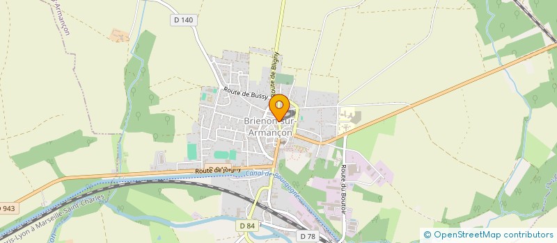 localisation de l'entreprise MONSIEUR JULIEN MILLIEN  BRIENON-SUR-ARMANCON