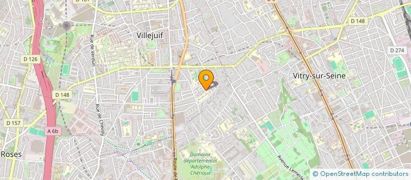localisation de l'entreprise MONSIEUR JULIEN MILORADOVIC à VILLEJUIF