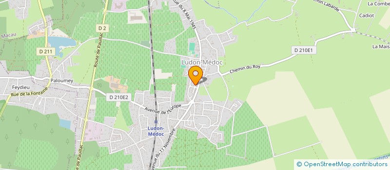 localisation de l'entreprise MONSIEUR JULIEN MIMOUNI  LUDON-MEDOC