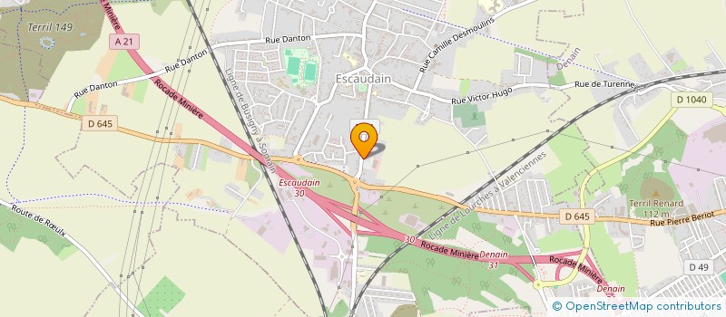 localisation de l'entreprise MONSIEUR JULIEN MINI  ESCAUDAIN