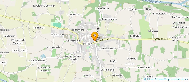 localisation de l'entreprise MONSIEUR JULIEN MINIER  SURZUR