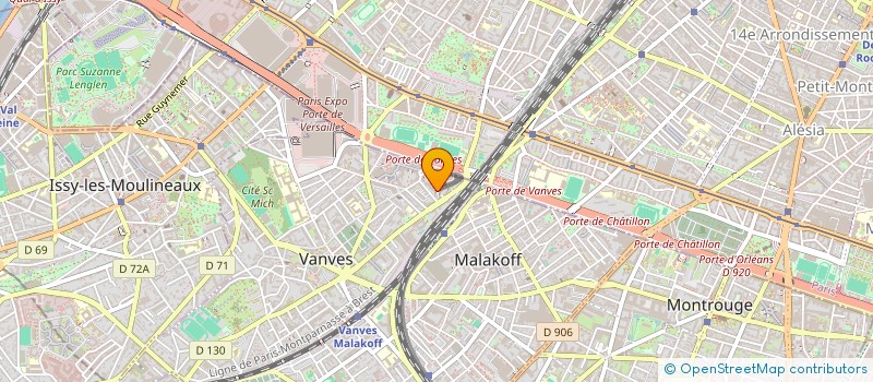 localisation de l'entreprise MONSIEUR JULIEN MINIGHETTI  VANVES