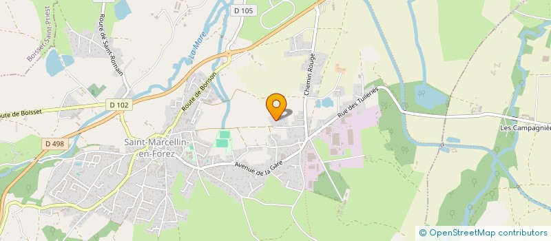 localisation de l'entreprise MONSIEUR JULIEN MIODET  SAINT-MARCELLIN-EN-FOREZ