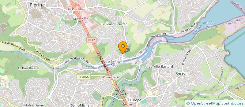 localisation de l'entreprise MONSIEUR JULIEN MIQUEL-BEAU  PLERIN