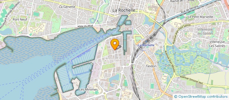 localisation de l'entreprise MONSIEUR JULIEN MIRAN  LA ROCHELLE