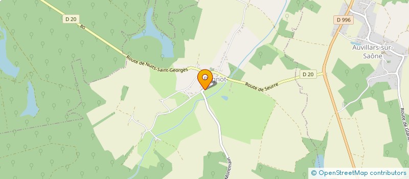 localisation de l'entreprise MONSIEUR JULIEN MISSET  BAGNOT