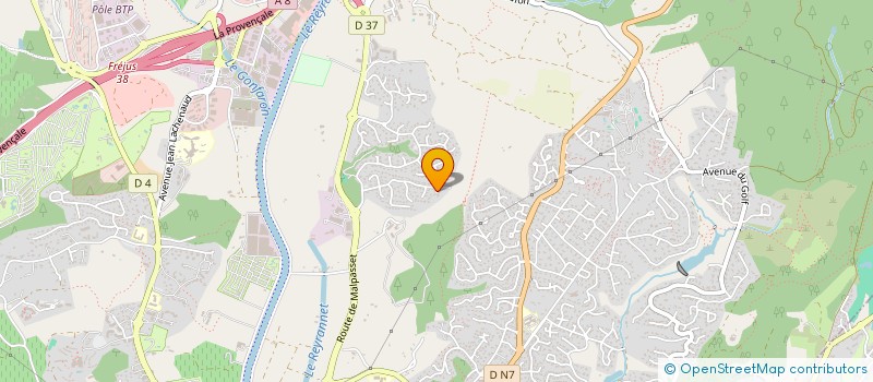 localisation de l'entreprise MONSIEUR JULIEN MISTRE à FREJUS