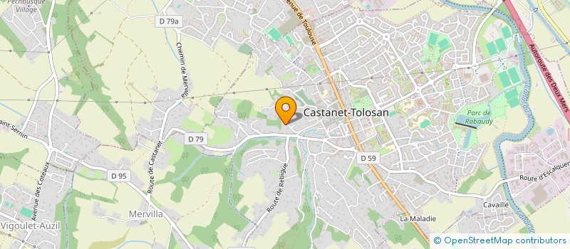 localisation de l'entreprise MONSIEUR JULIEN MITTAUX à CASTANET-TOLOSAN