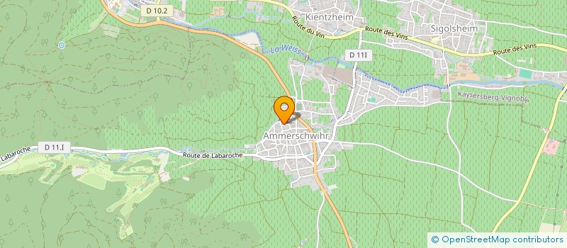 localisation de l'entreprise MONSIEUR JULIEN MITTELBERGER  AMMERSCHWIHR