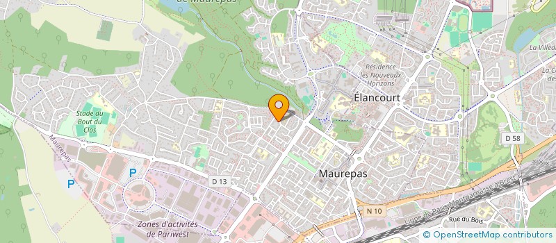 localisation de l'entreprise MONSIEUR JULIEN MODENESE  MAUREPAS